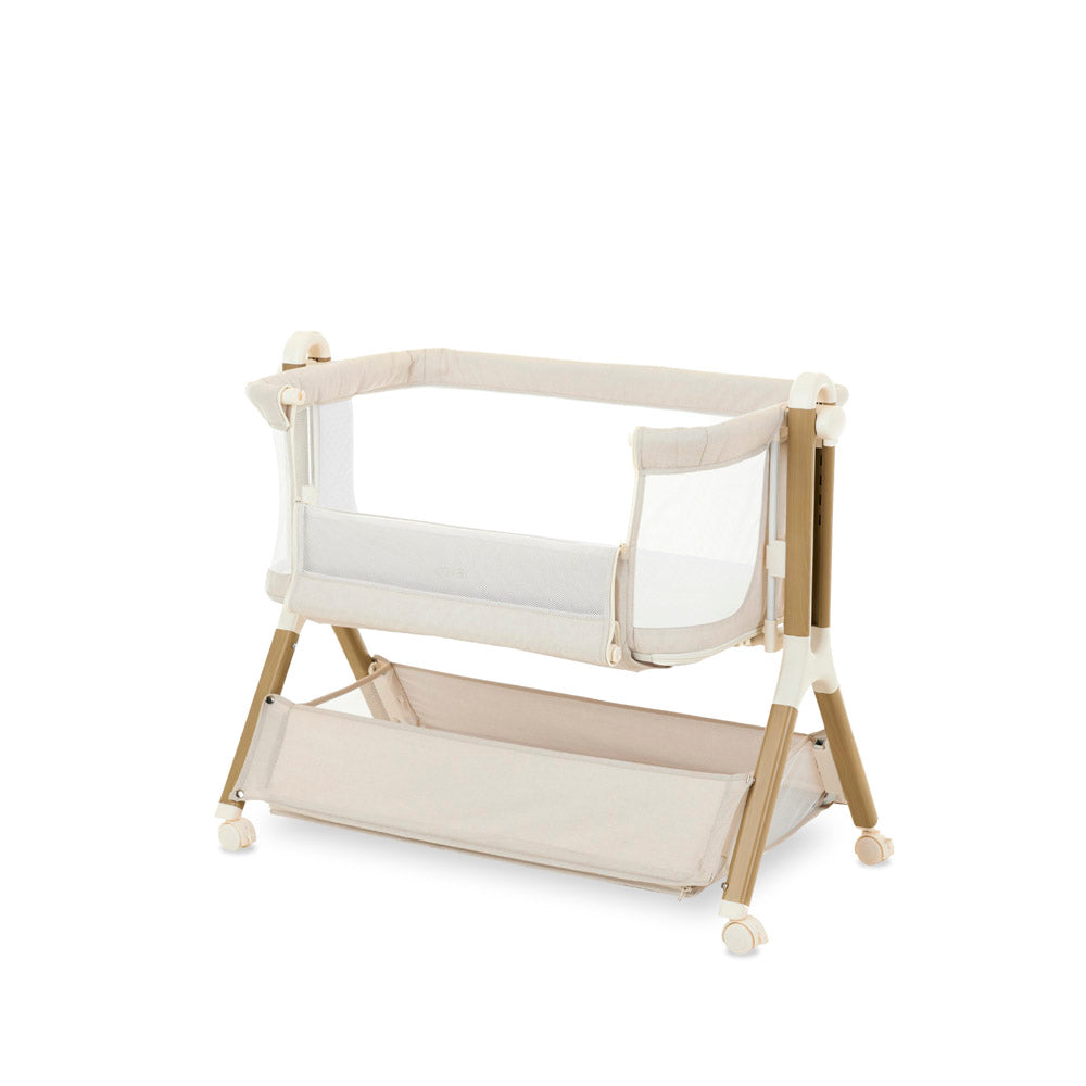 Obaby Cloud Bedside Crib - Oatmeal 30OB2002