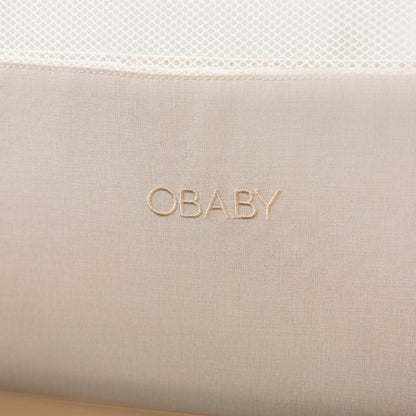 Obaby Cloud Bedside Crib - Oatmeal 30OB2002