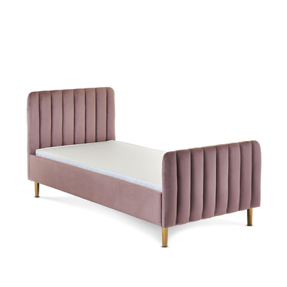 Obaby Gatsby Velvet Single Bed - Pink 16OB3213
