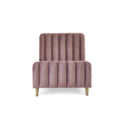 Obaby Gatsby Velvet Toddler Bed - Pink 15OB3113