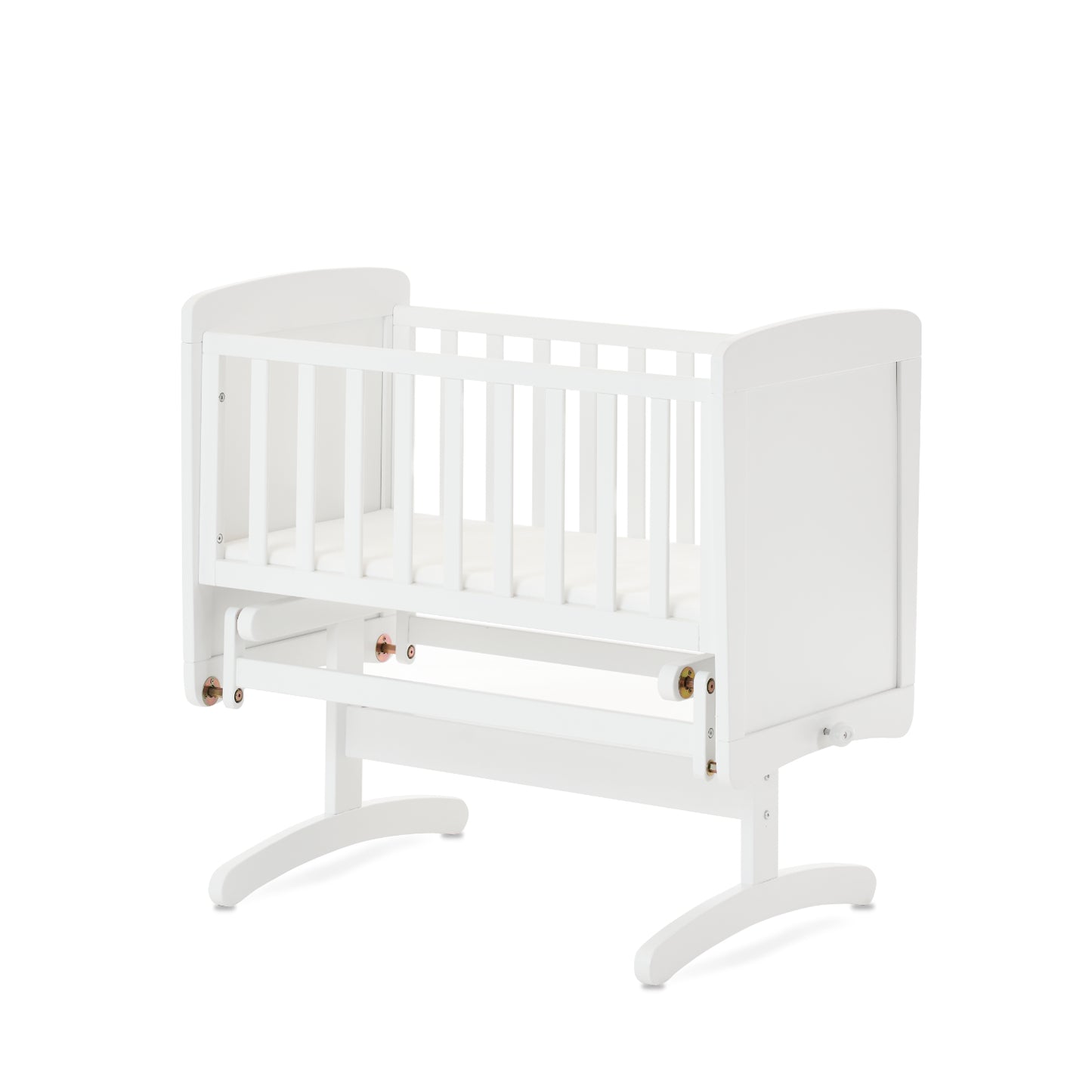 Obaby Gliding Crib and Mattress - White 22OB0202MA1