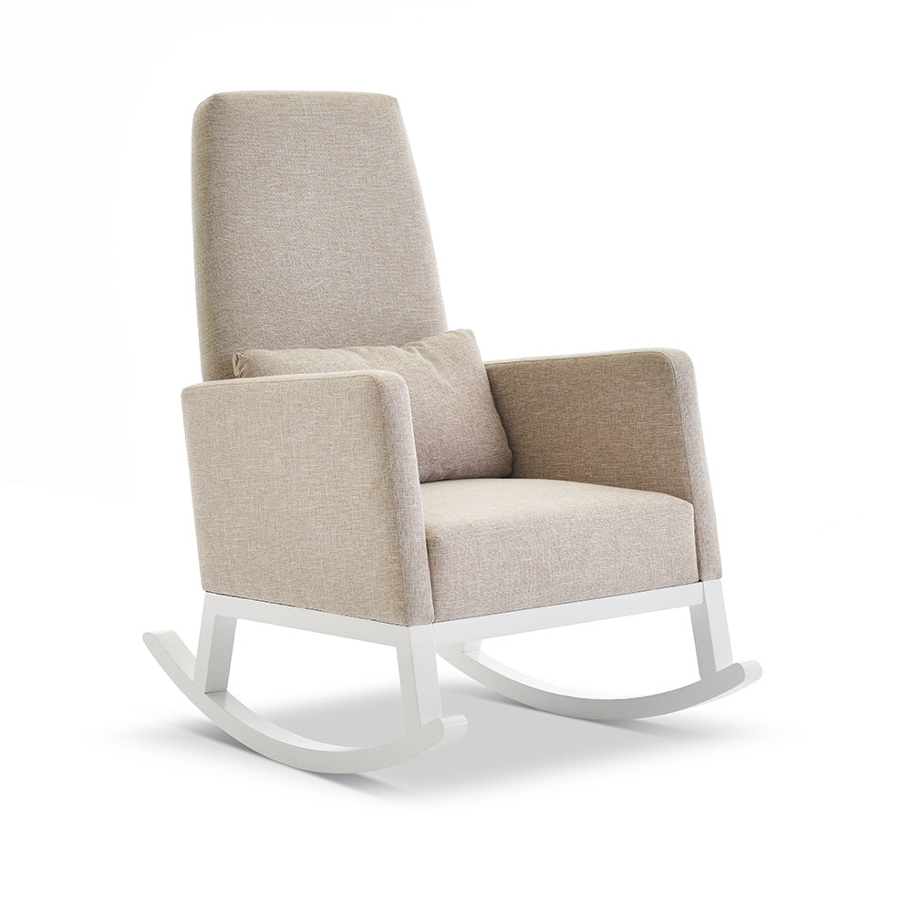 Obaby High Back Rocking Chair  - Oatmeal 22OB2403