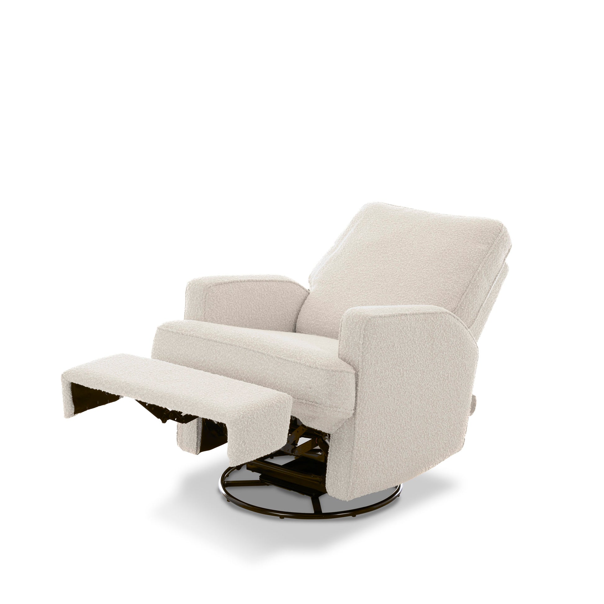 Obaby Madison Electric Recliner Chair - Teddy Fabric Ivory 22OB3710