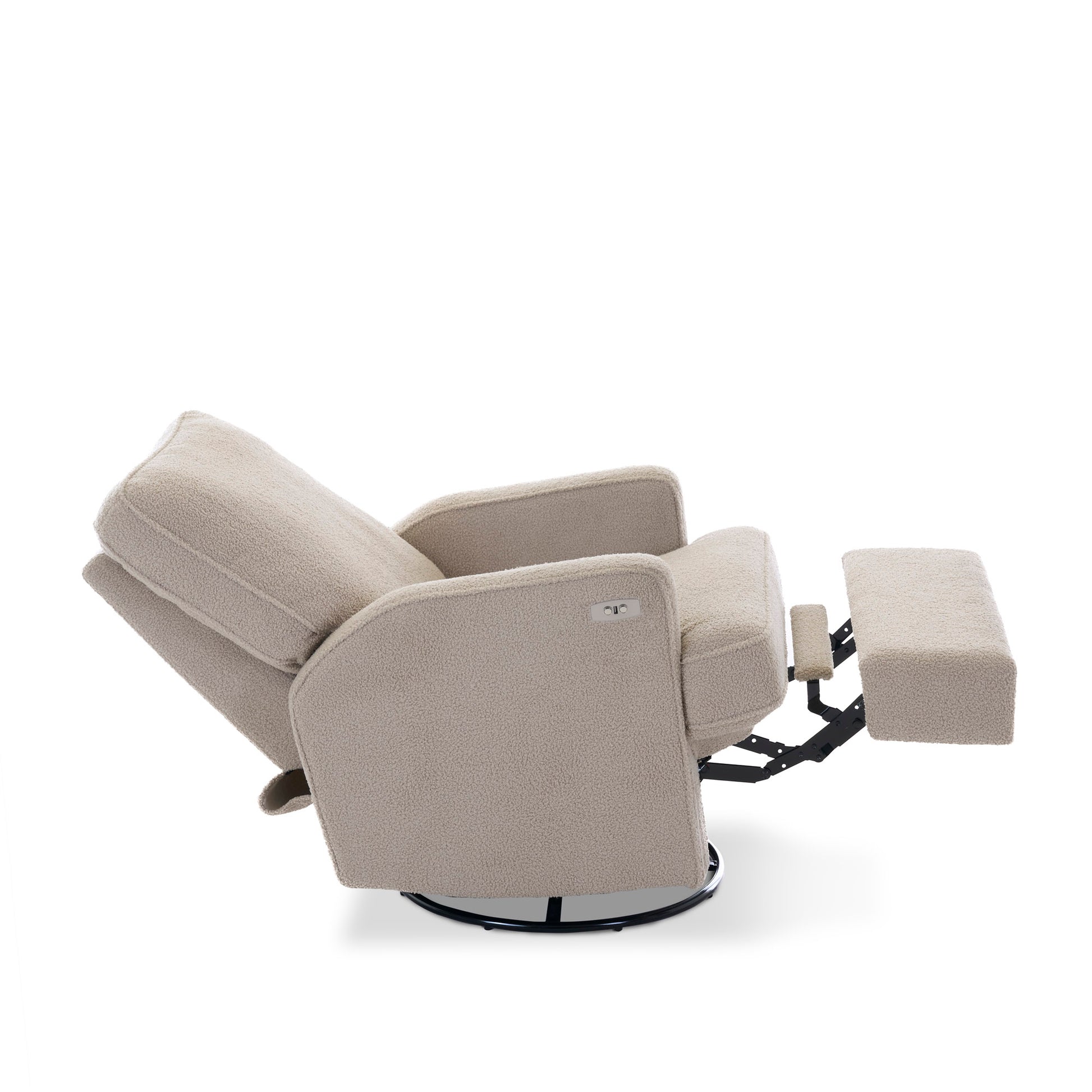 Obaby Madison Electric Recliner Chair - Teddy Fabric Truffle 22OB3712