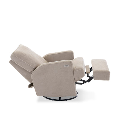 Obaby Madison Electric Recliner Chair - Teddy Fabric Truffle 22OB3712
