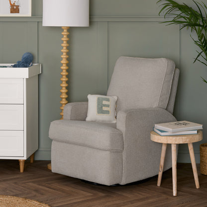 Obaby Madison Swivel Glider Recliner Chair - Teddy Truffle 22OB3612