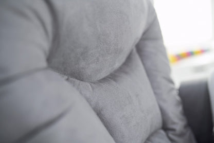 Obaby Reclining Glider Chair and Stool - Grey 22OB2102