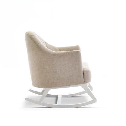 Obaby Round Back Rocking Chair - Oatmeal 22OB2303