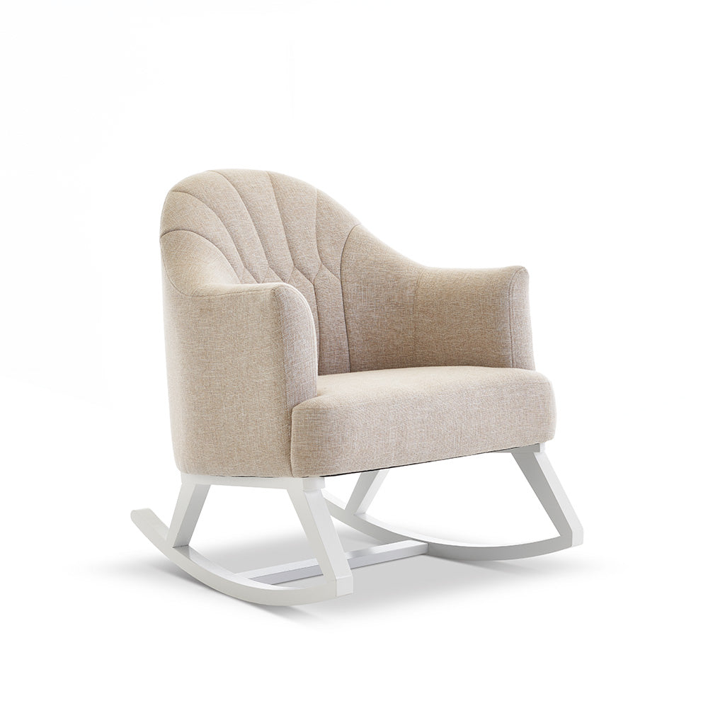 Obaby Round Back Rocking Chair - Oatmeal 22OB2303