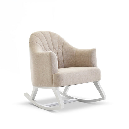 Obaby Round Back Rocking Chair - Oatmeal 22OB2303