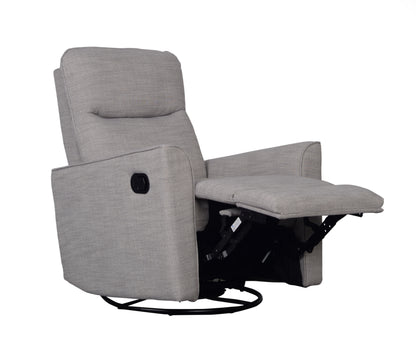 Obaby Savannah Swivel Glider Recliner Chair – Pebble 22OB2807