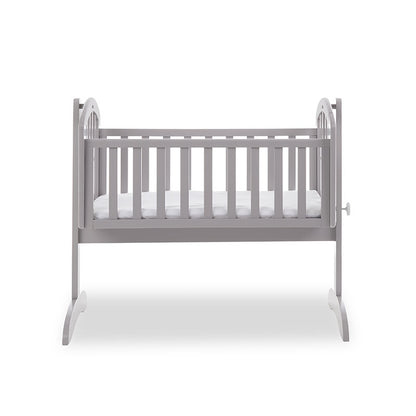 Obaby Sophie Crib + Foam Mattress - Warm Grey 22OB0112MA.
