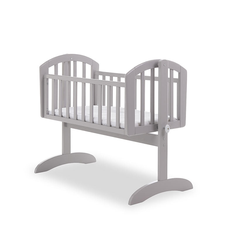 Obaby Sophie Crib + Foam Mattress - Warm Grey 22OB0112MA