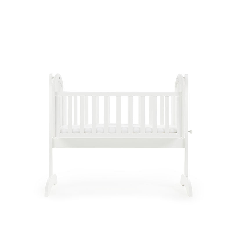 Obaby Sophie Crib + Foam Mattress - White 22OB0102MA