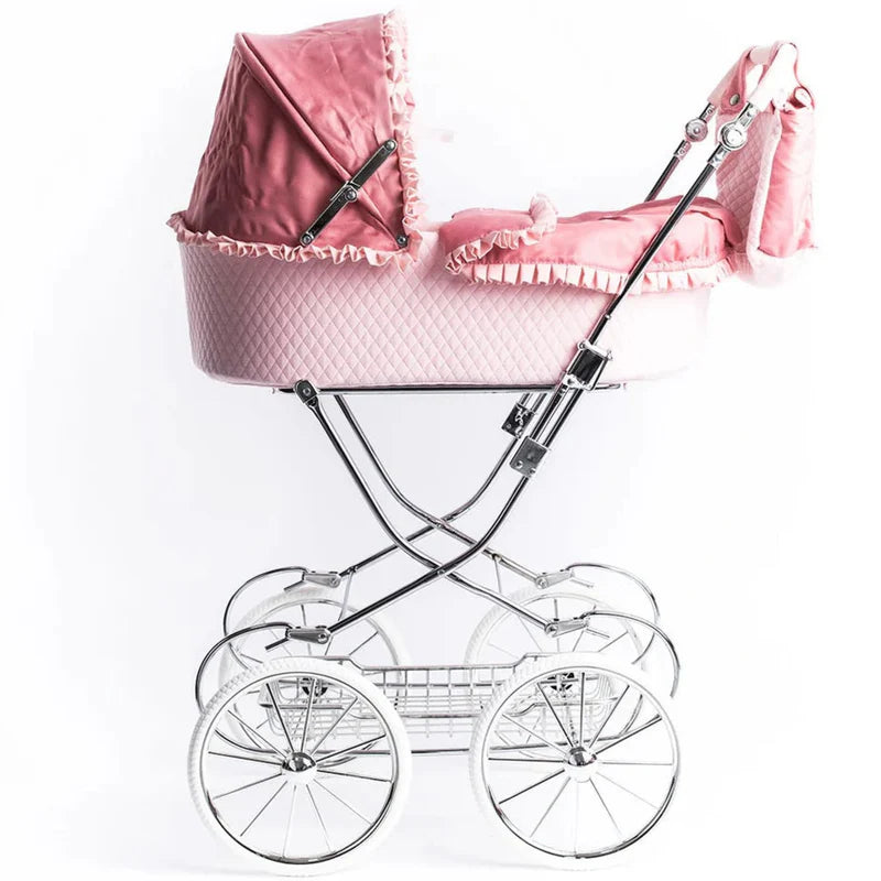 Roma Annie Dolls Pram - Pink RAS-DP-P