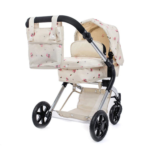 Roma Darcie Single Dolls Pram - Cream 