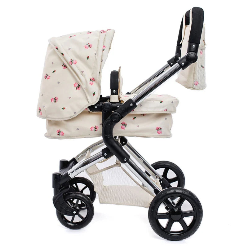 Roma Darcie Single Dolls Pram - Cream 