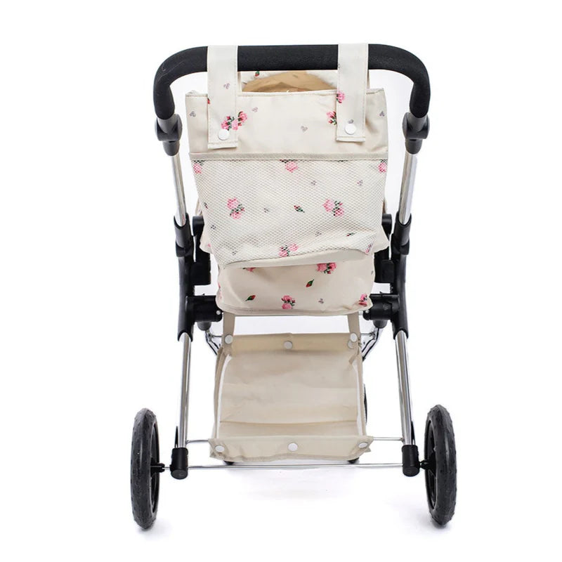 Roma Darcie Single Dolls Pram - Cream RDS-DP-CR