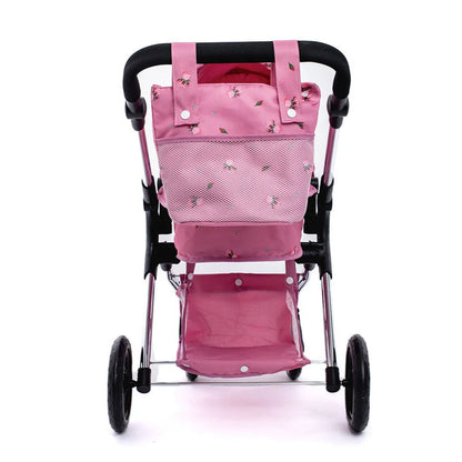 Roma Darcie Single Dolls Pram - Pink RDS-DP-P