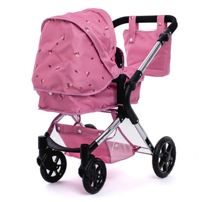 Roma Darcie Single Dolls Pram - Pink RDS-DP-P
