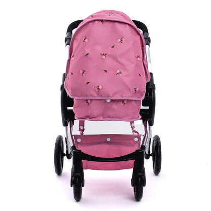 Roma Darcie Single Dolls Pram - Pink RDS-DP-P