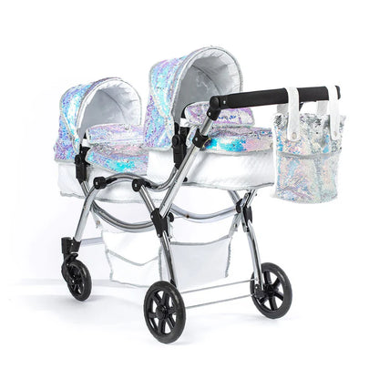 Roma Polly Twin Dolls Pram 