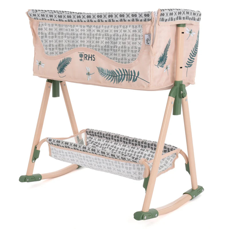 Roma RHS Bedside Crib - Fern RD-RHS-BSC-FR
