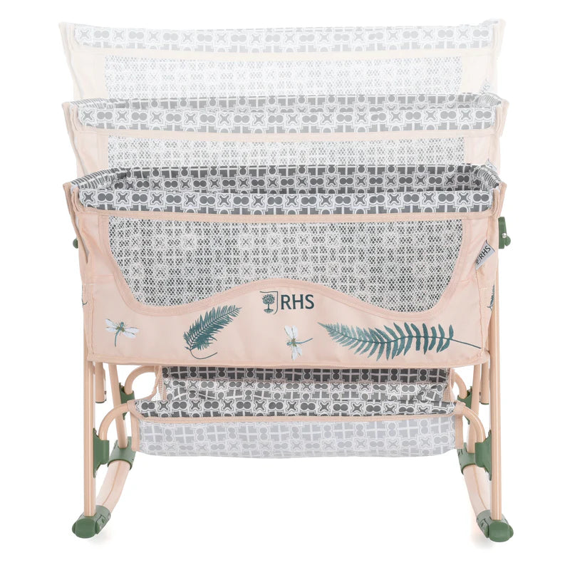 Roma RHS Bedside Crib - Fern RD-RHS-BSC-FR