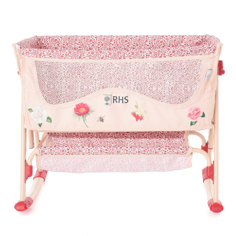 Roma RHS Bedside Crib - Flora RD-RHS-BSC-FL