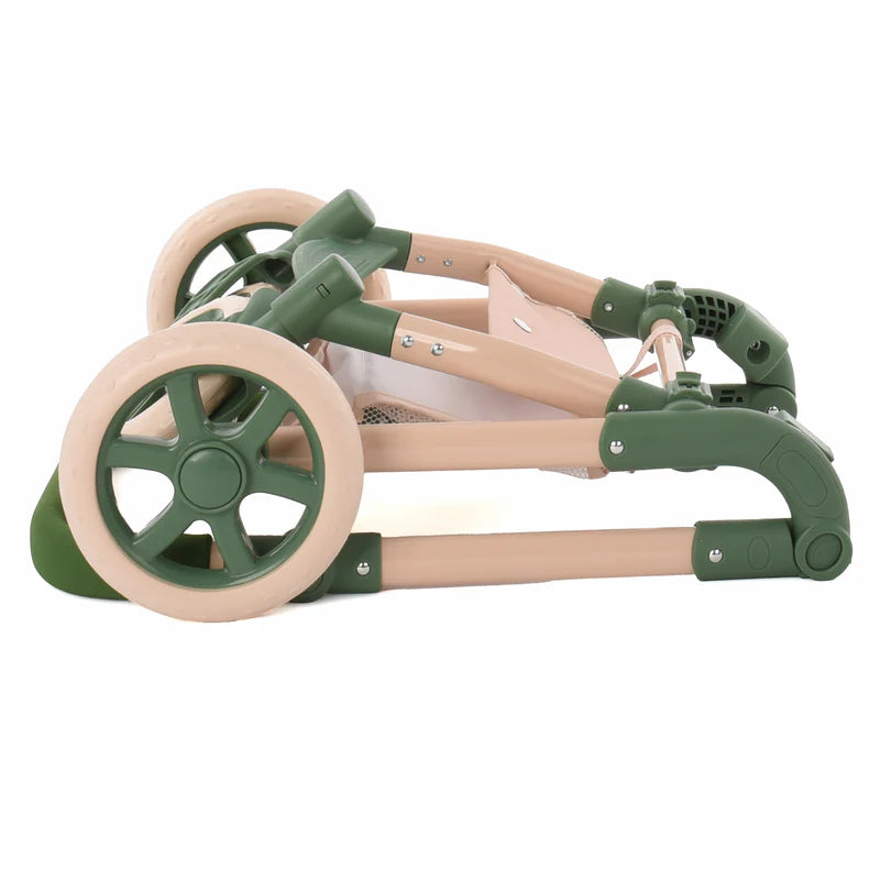 Roma RHS Single Dolls Pram - Fern RSDP-RHS-FR