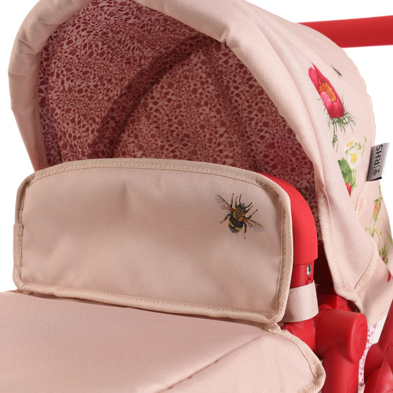 Roma RHS Single Dolls Pram - Flora 