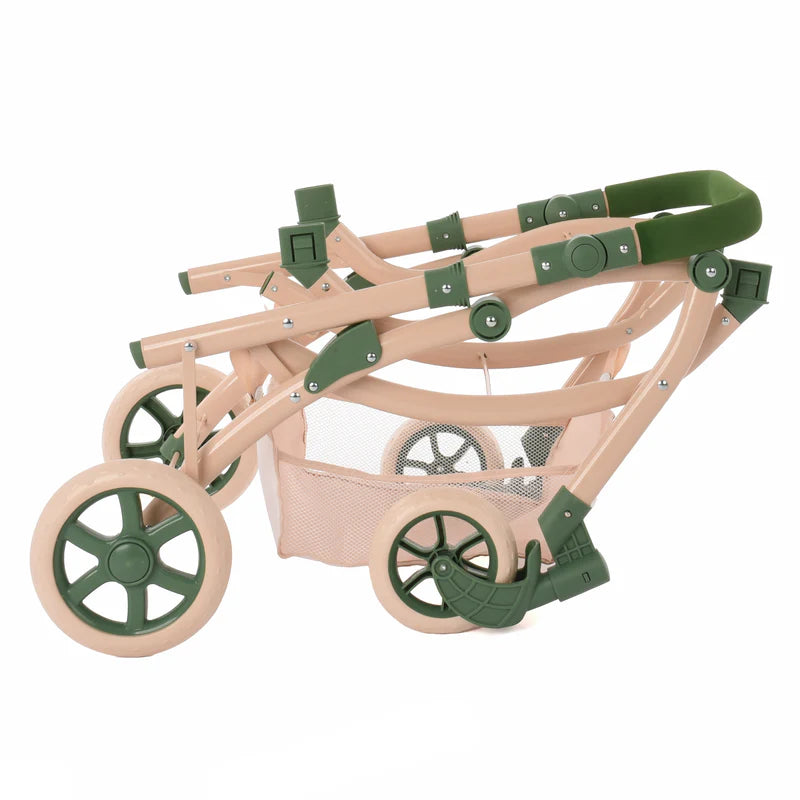 Roma RHS Twin Dolls Pram - Fern 