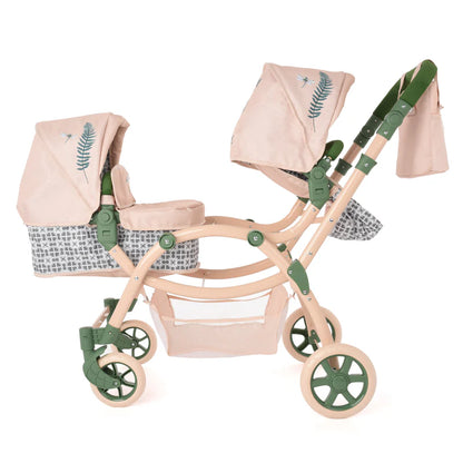 Roma RHS Twin Dolls Pram - Fern RTDP-RHS-FR