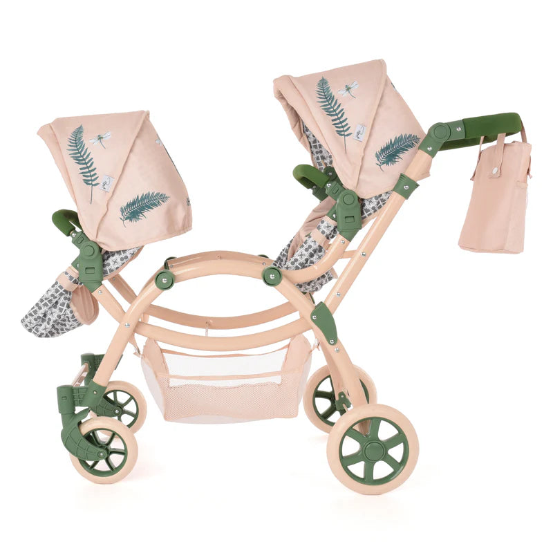 Roma RHS Twin Dolls Pram - Fern RTDP-RHS-FR