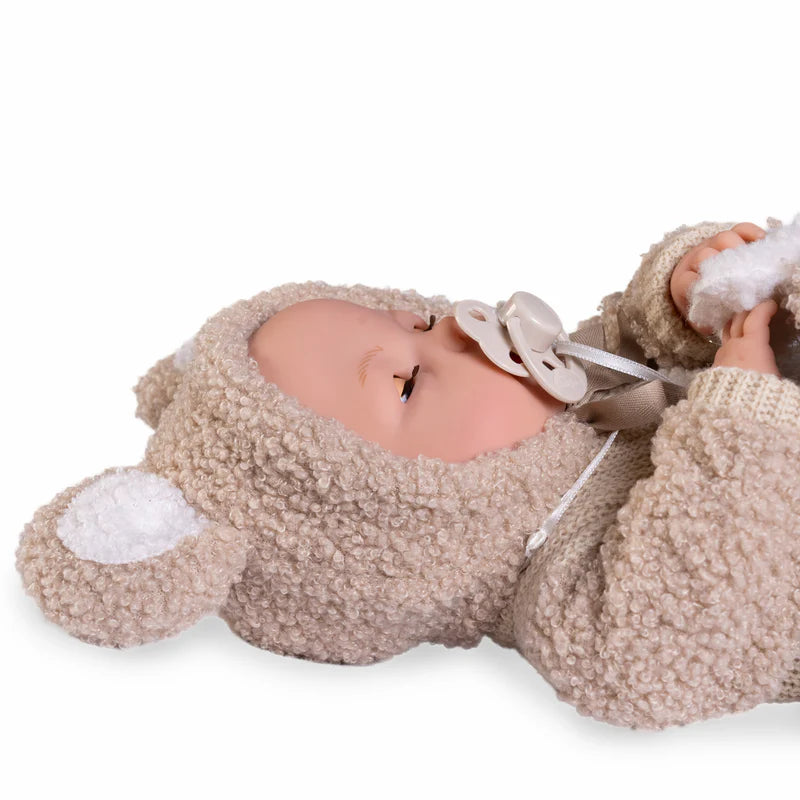 Roma Teddy Doll - Cries with Dummy 37 cm 