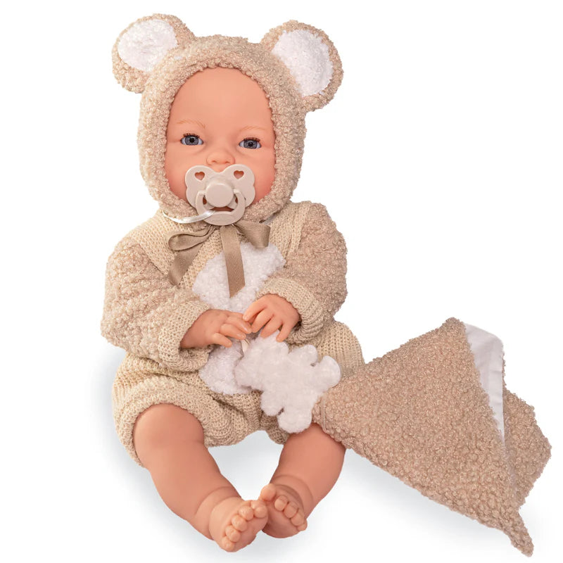 Roma Teddy Doll - Cries with Dummy 37 cm RD-TED