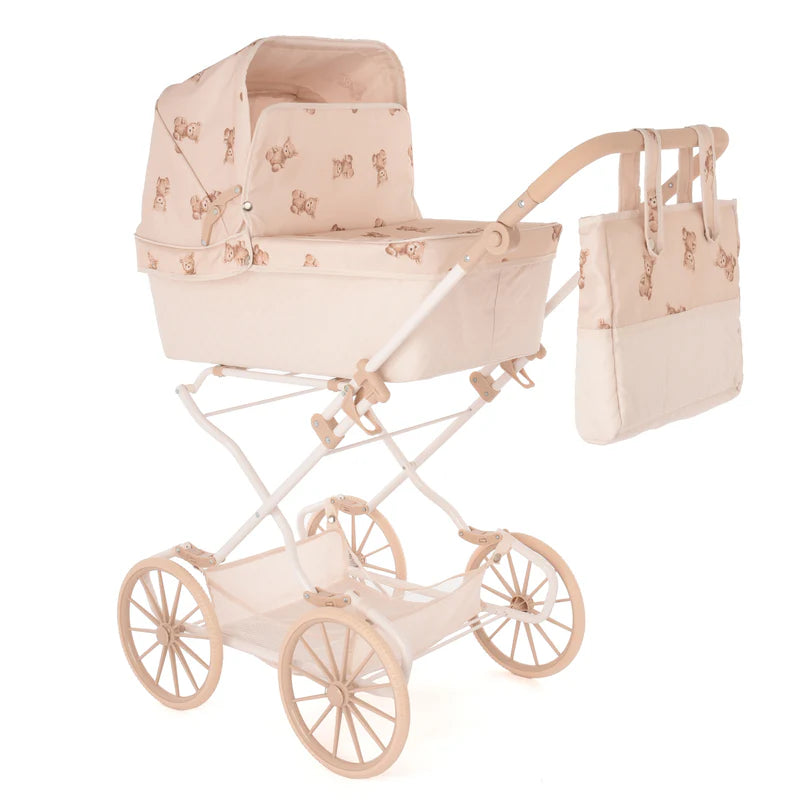 Roma Teddy Reborn Dolls Pram 