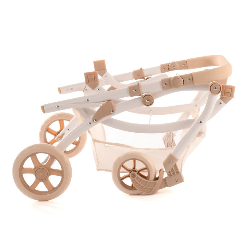 Roma Teddy Twin Dolls Pram 