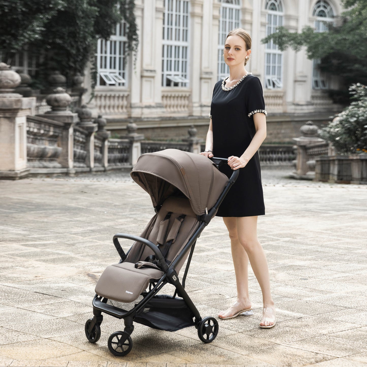 Babymore Compact Yara Stroller - Chocolate