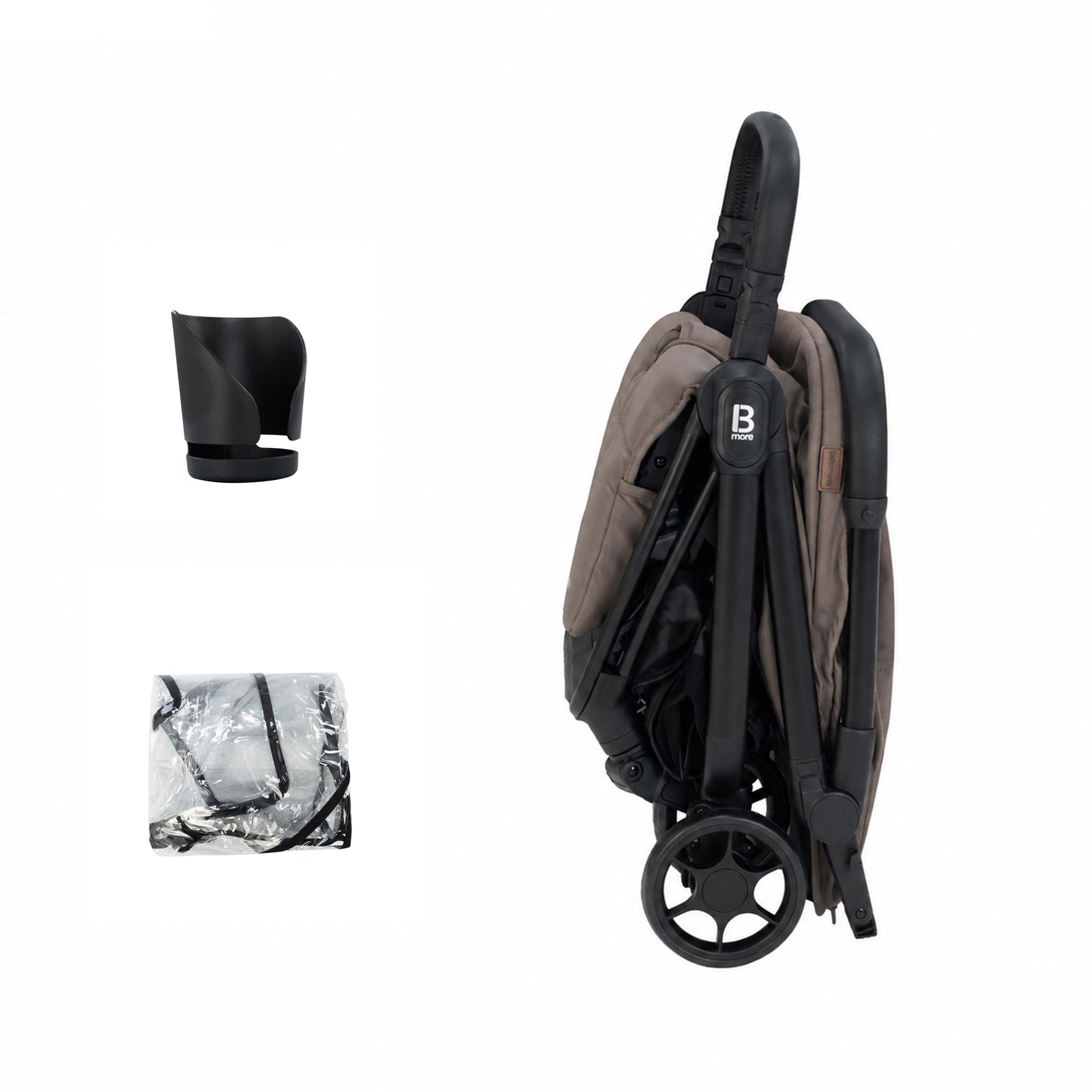 Babymore Compact Yara Stroller - Chocolate