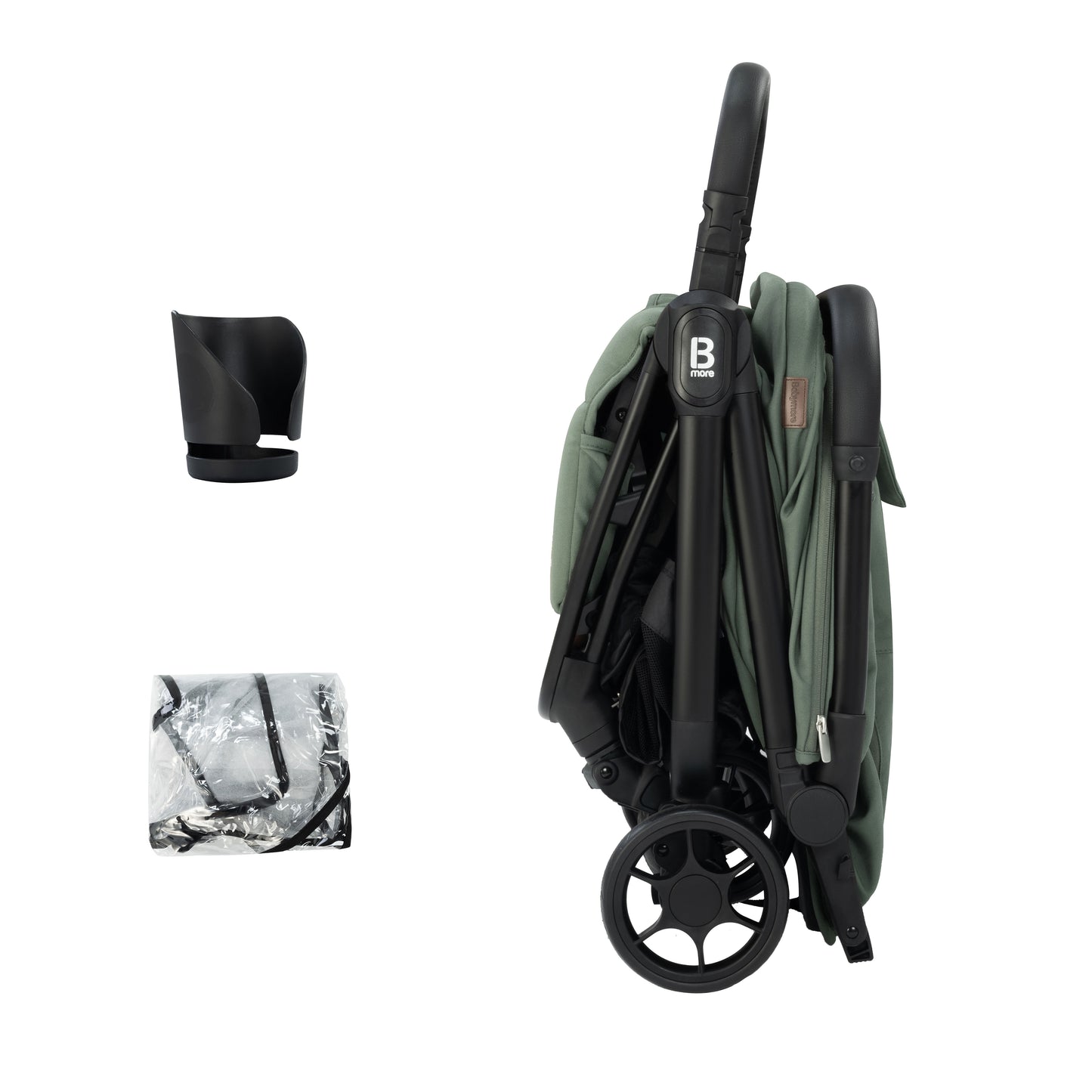Babymore Compact Yara Stroller - Forest Green
