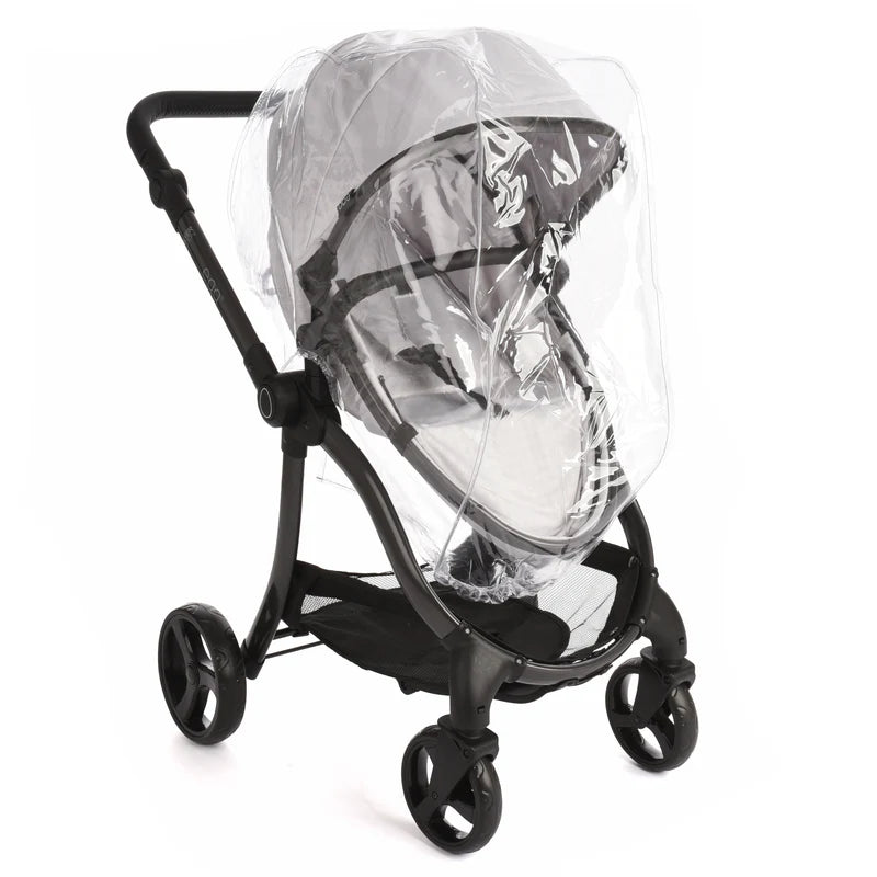 egg® Dolls Pram by Roma Prams - Houndstooth Silver 