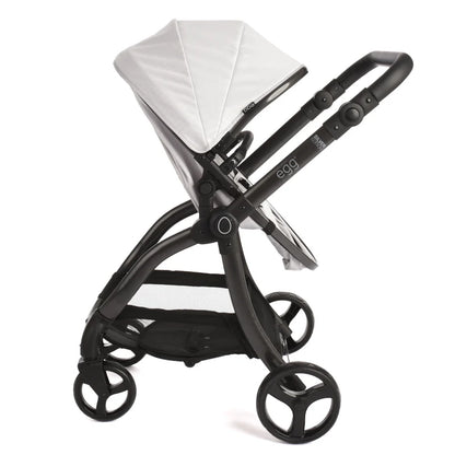 egg® Dolls Pram by Roma Prams - Houndstooth Silver 