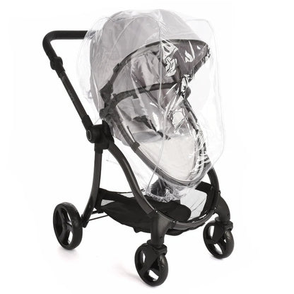 egg® Dolls Pram by Roma Prams - Houndstooth Silver R-EDP-HTS